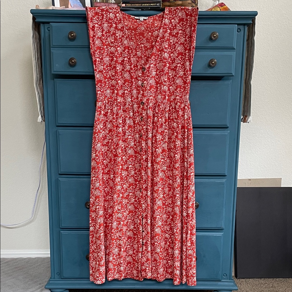 Madewell Floral Midi Dress